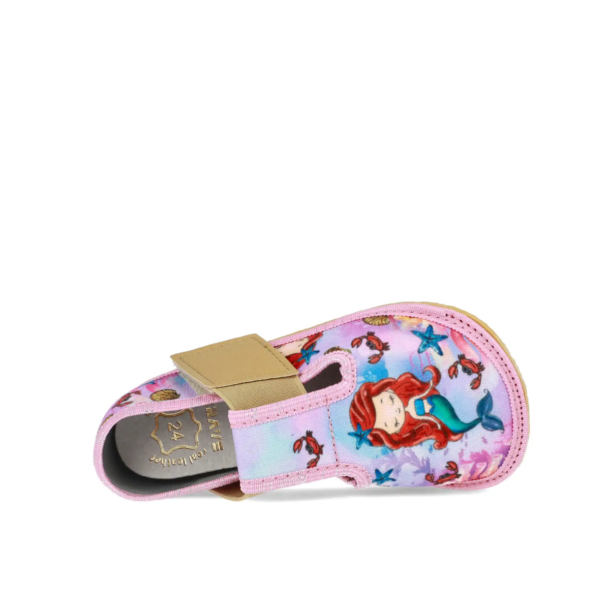 Children's Barefoot Slippers RAYVE SLIPPERS mermaid
