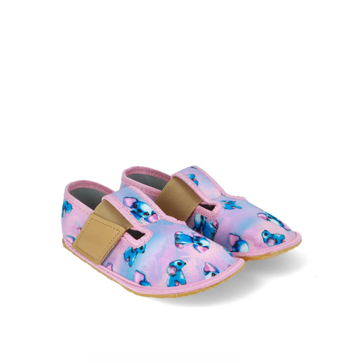 Children's Barefoot Slippers RAYVE SLIPPERS stitch plava kuca
