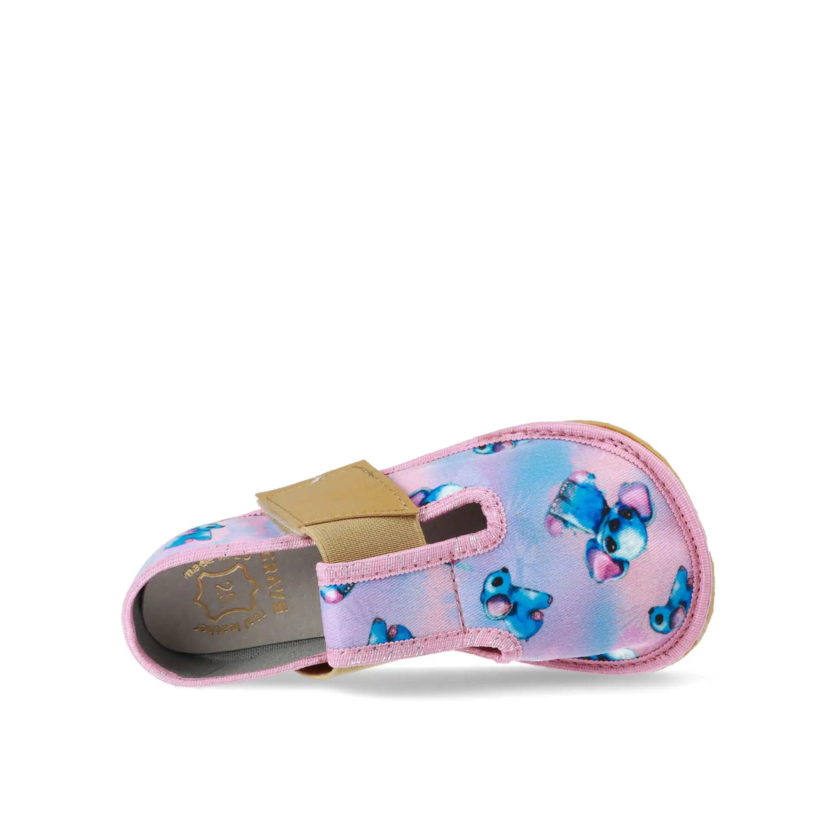 Children's Barefoot Slippers RAYVE SLIPPERS stitch plava kuca