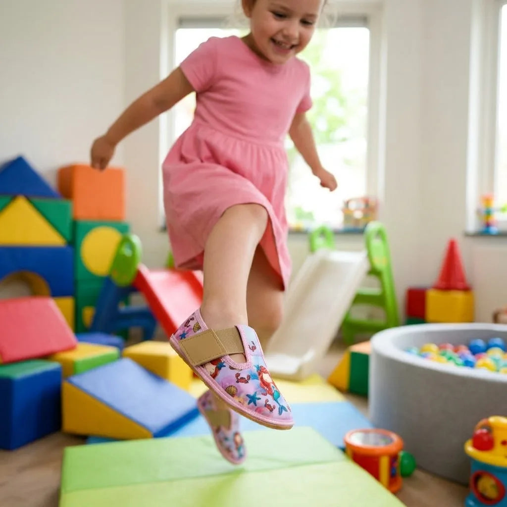 Children's Barefoot Slippers RAYVE SLIPPERS mermaid