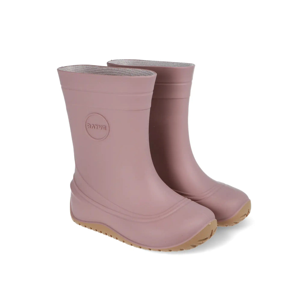 Children's Barefoot Wellies RAYVE MONSOON pink/caramel
