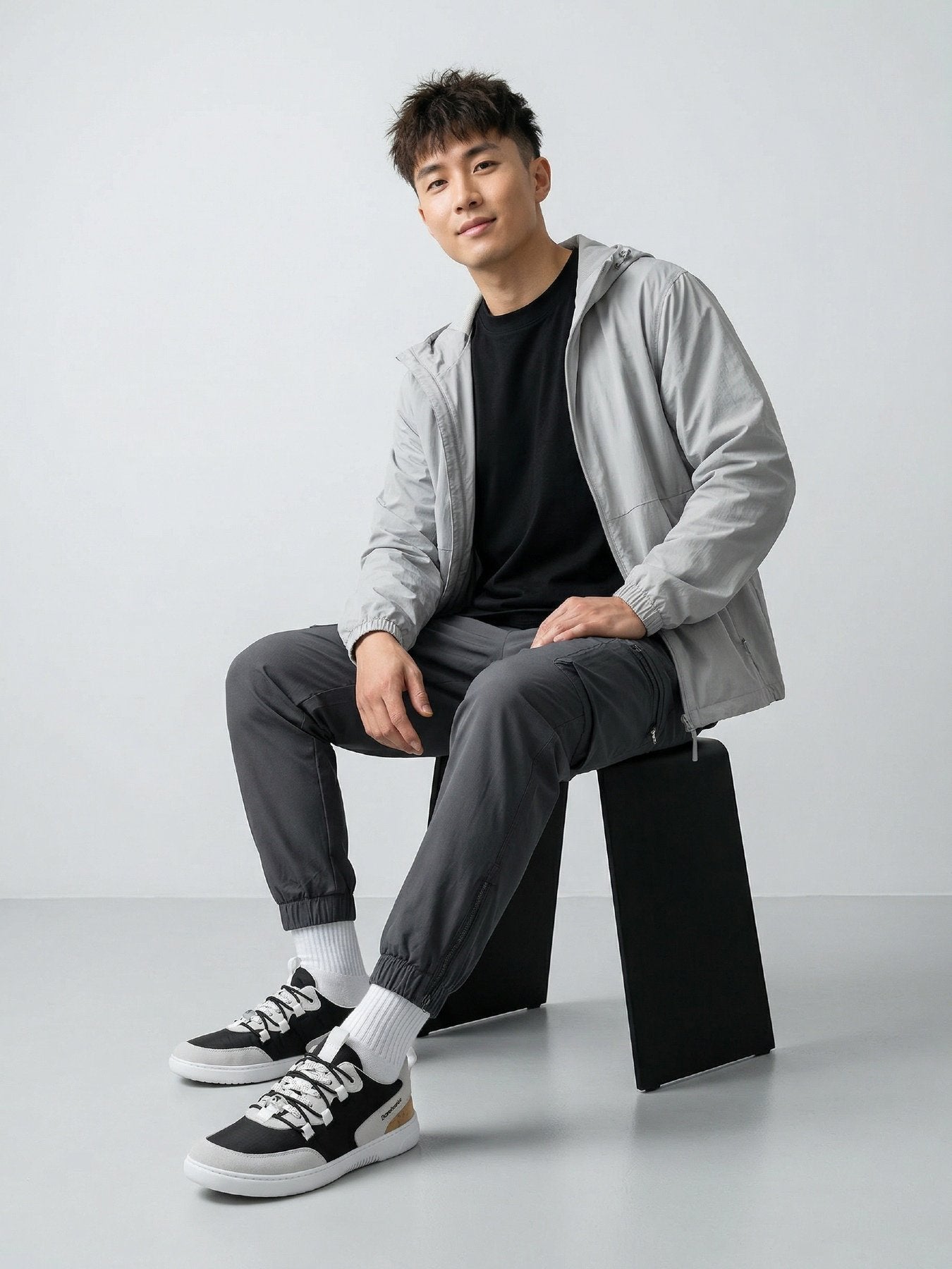 Barebarics Revive - Light Grey & Black