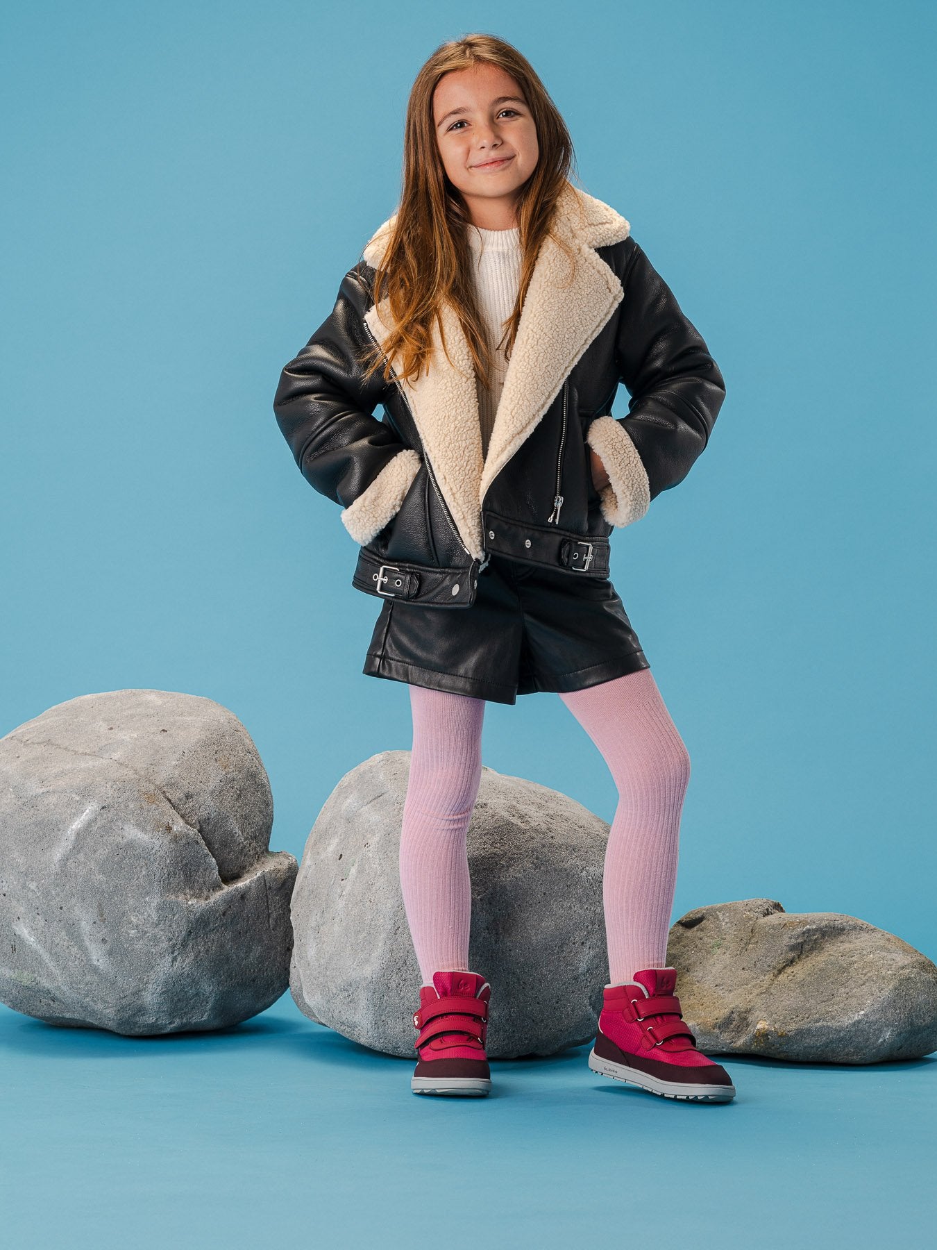 Be Lenka Zippu  Kids - Berry & Grey